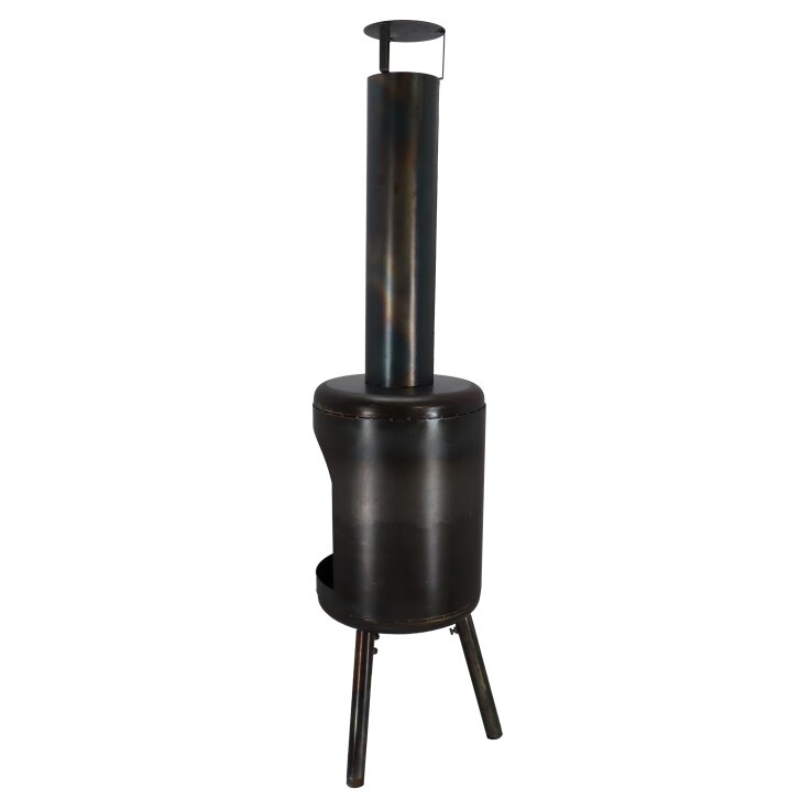 ESSCHERT DESIGN Terrassenofen aus Stahl, rund