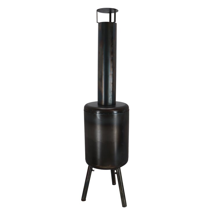 ESSCHERT DESIGN Terrassenofen aus Stahl, rund