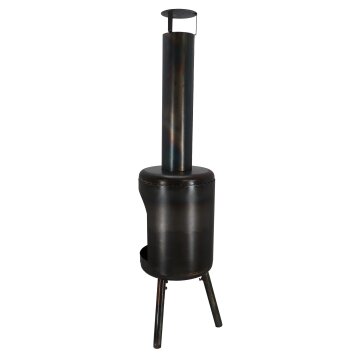 ESSCHERT DESIGN Terrassenofen aus Stahl, rund