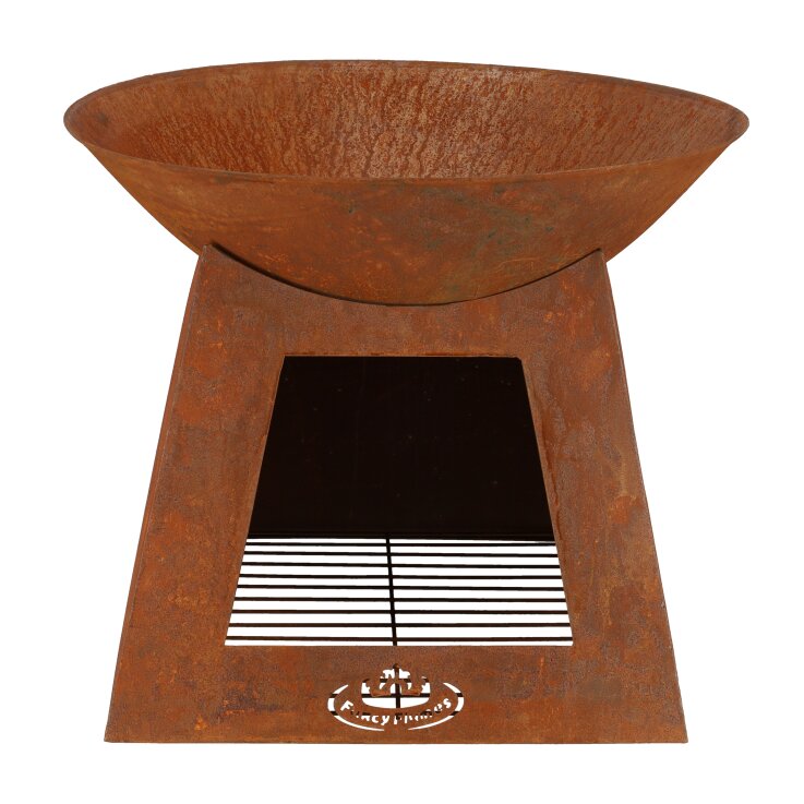 ESSCHERT DESIGN Feuerschale mit Aufbewahrung, rost