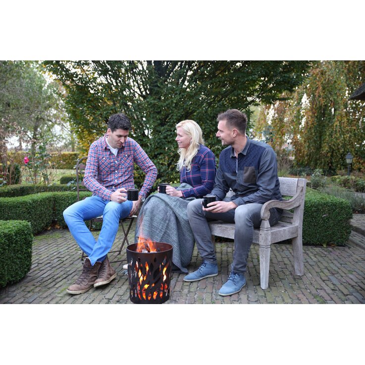 ESSCHERT DESIGN Schwedenfeuerkorb, rost