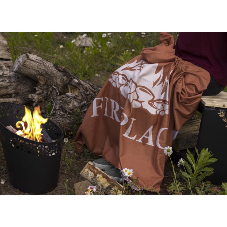 ESSCHERT DESIGN Fleecedecke "Fireplace"