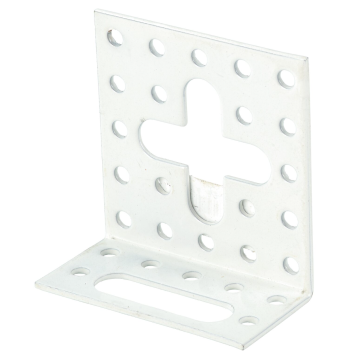 Verstellwinkel Weiß Pulverbeschichtet 30 mm x 60 mm...