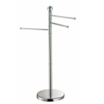 Handtuchhalter mit 3 Armen verchromt