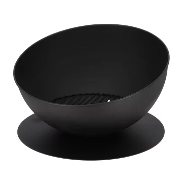 ESSCHERT DESIGN Schr&auml;ge Feuerschale, schwarz