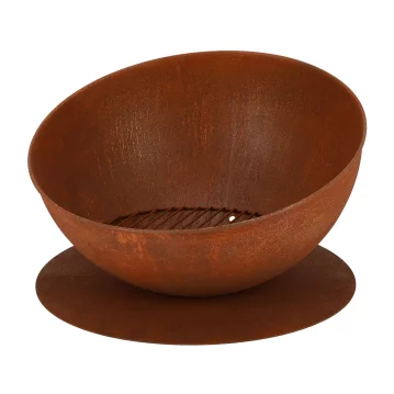 ESSCHERT DESIGN Schr&auml;ge Feuerschale, rost