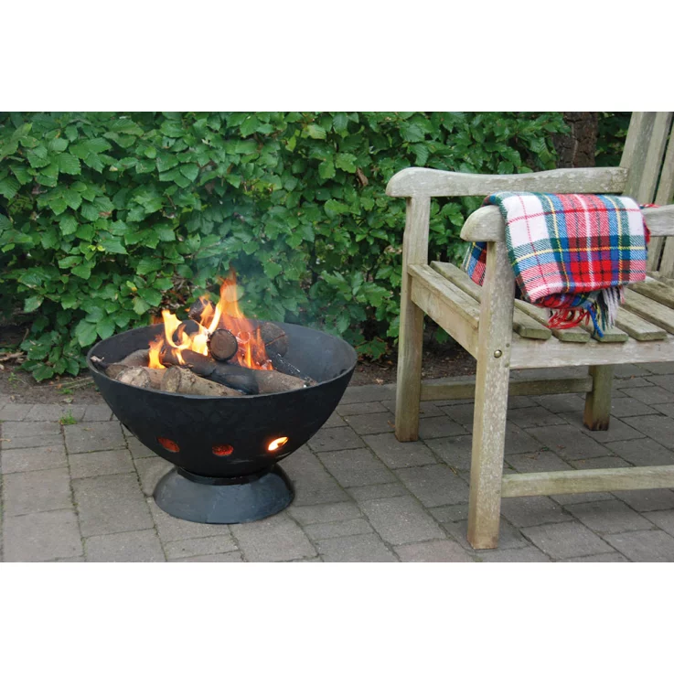 ESSCHERT DESIGN Grillofen aus Gusseisen, niedrig, Ø 55 cm