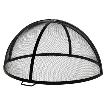 ESSCHERT DESIGN Funkenschutz f&uuml;r Feuerschalen, faltbar