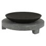 ESSCHERT DESIGN Feuerschale "Granito" auf rundem Sockel