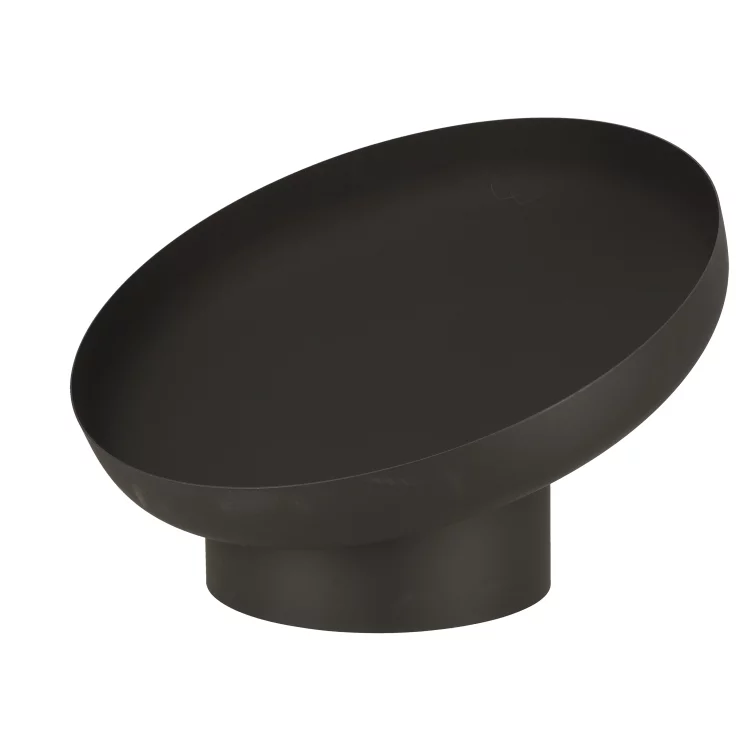 ESSCHERT DESIGN Schräge Feuerschale, schwarz