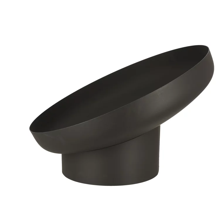 ESSCHERT DESIGN Schräge Feuerschale, schwarz