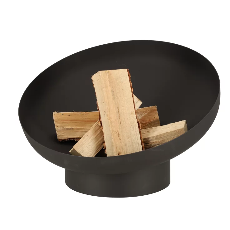 ESSCHERT DESIGN Schräge Feuerschale, schwarz