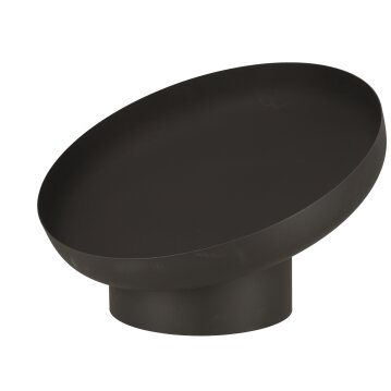 ESSCHERT DESIGN Schräge Feuerschale, schwarz