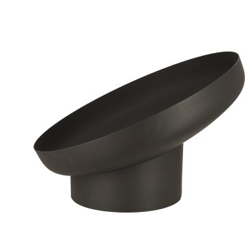ESSCHERT DESIGN Schräge Feuerschale, schwarz