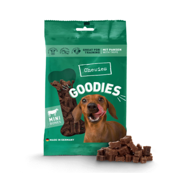 Hunde - Leckerli CHEWIES Goodies Mini mit Pansen, 125 g