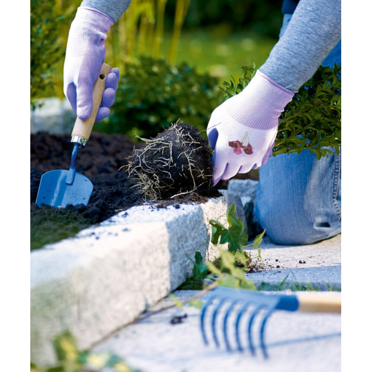 Gartenhandschuh Latex Lila Gr.7