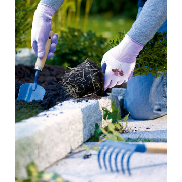 Gartenhandschuh Latex Lila Gr.7