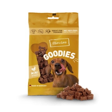 Hunde - Leckerli CHEWIES Goodies Mini mit Geflügel,...