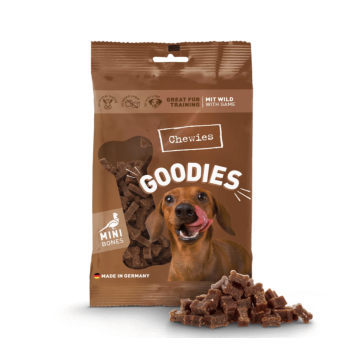 Hunde - Leckerli CHEWIES Goodies Mini mit Wild, 125 g