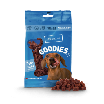 Hunde - Leckerli CHEWIES Goodies Maxi mit Seelachs, 125 g