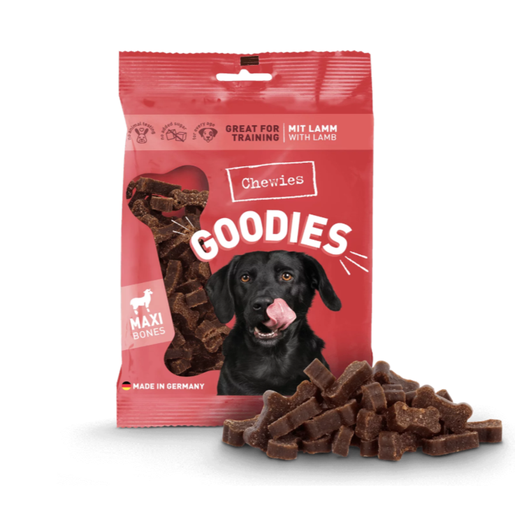 Hunde - Leckerli CHEWIES Goodies Maxi mit Lamm, 200 g