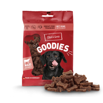 Hunde - Leckerli CHEWIES Goodies Maxi mit Rind, 200 g