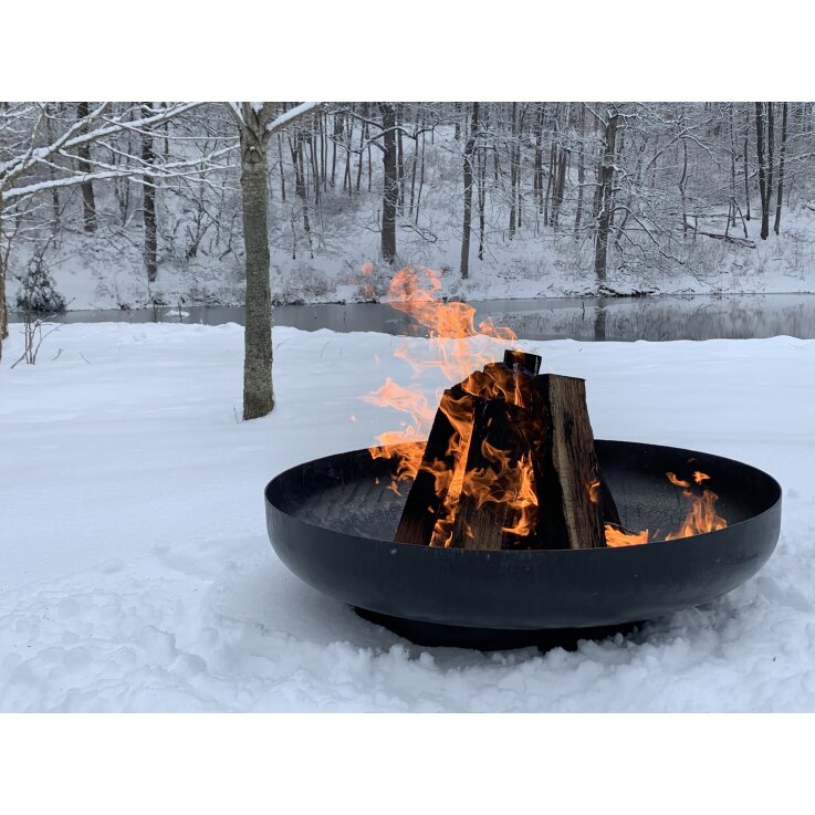 ESSCHERT DESIGN Feuerschale, schwarz