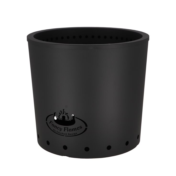 ESSCHERT DESIGN Holzpellet-Feuerkorb, schwarz