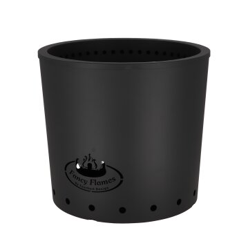 ESSCHERT DESIGN Holzpellet-Feuerkorb, schwarz