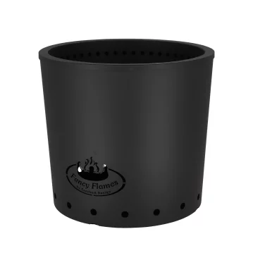 ESSCHERT DESIGN Holzpellet-Feuerkorb, schwarz