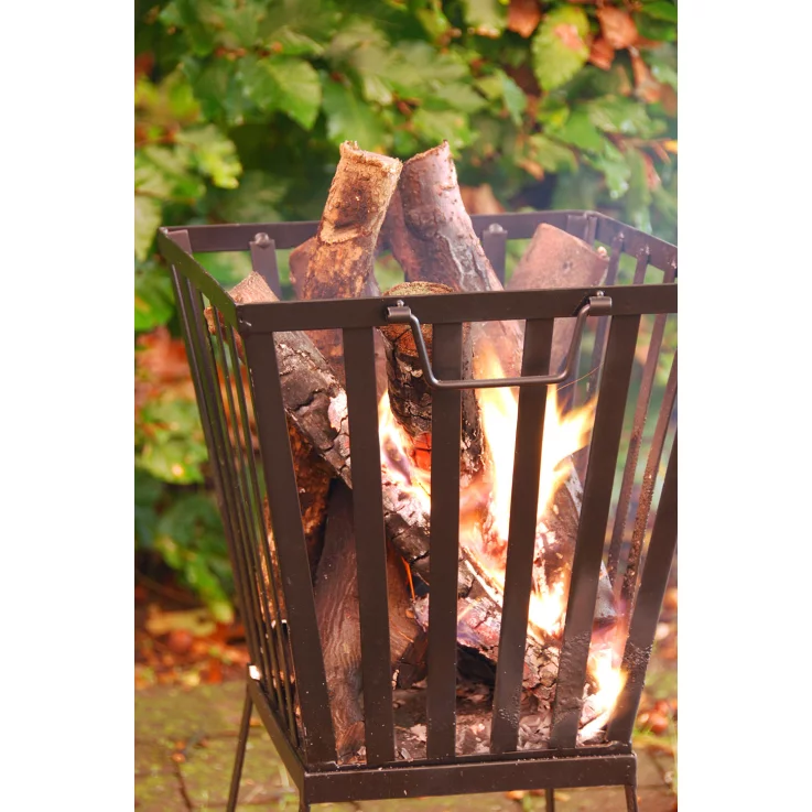 ESSCHERT DESIGN Feuerkorb, quadratisch