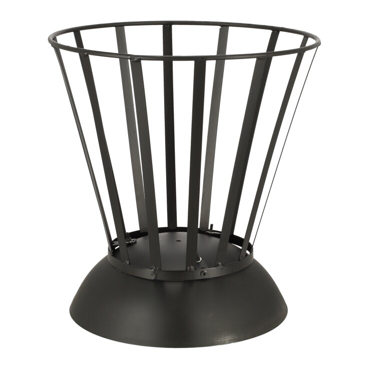 ESSCHERT DESIGN Feuerschale mit Korb, umdrehbar, schwarz