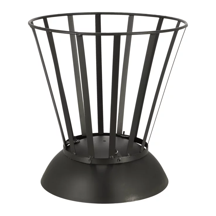 ESSCHERT DESIGN Feuerschale mit Korb, umdrehbar, schwarz