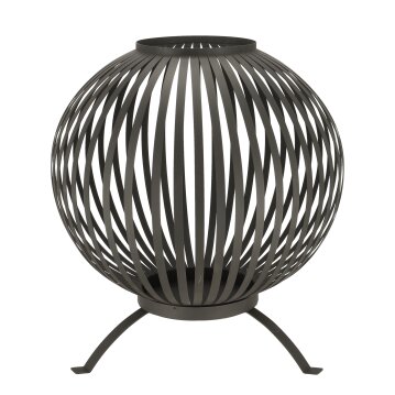 ESSCHERT DESIGN Feuerball mit Streifen, schwarz