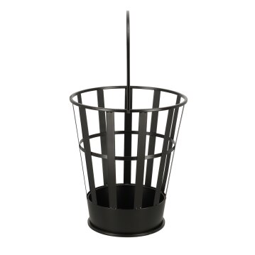 ESSCHERT DESIGN Feuereimer mit Handgriff, schwarz