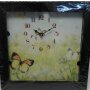 Wanduhr Schmetterling
