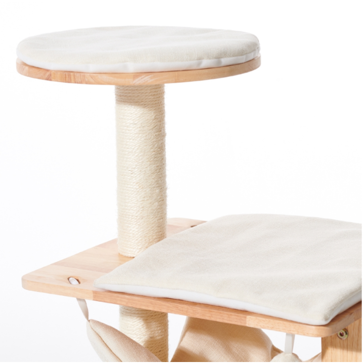 NOBBY Kratzbaum "LIGNO", cream, 60 x 40 x 108 cm