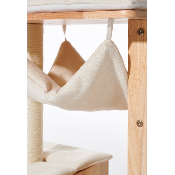 NOBBY Kratzbaum "LIGNO", cream, 60 x 40 x 108 cm