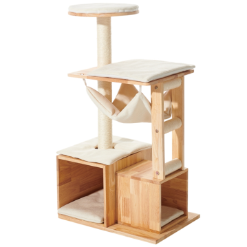 NOBBY Kratzbaum "LIGNO", cream, 60 x 40 x 108 cm