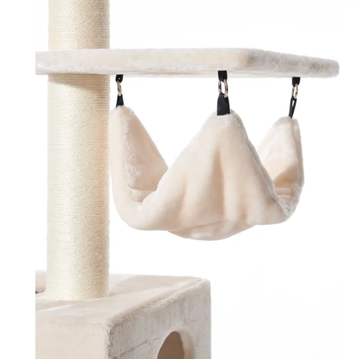 NOBBY Kratzbaum "SIVAS", cream, 70 x 48 x 247-275 cm