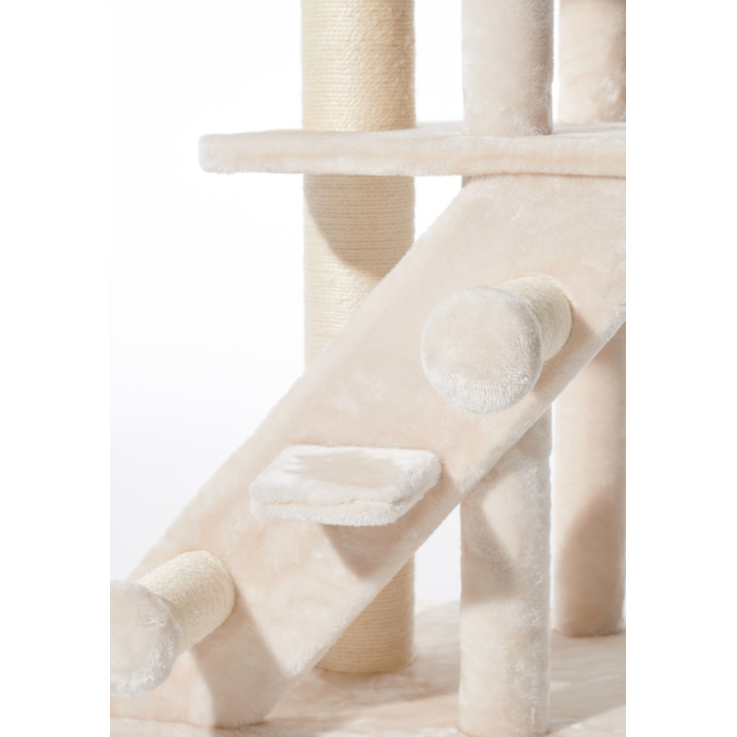 NOBBY Kratzbaum "SIVAS", cream, 70 x 48 x 247-275 cm