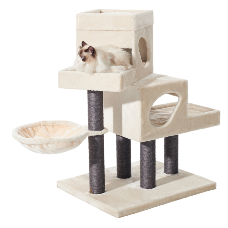 NOBBY Kratzbaum "TARSUS", cream, 70 x 60 x 102 cm