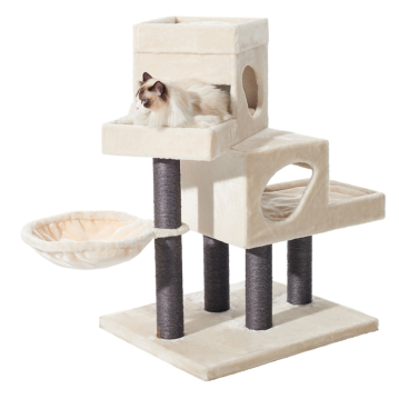 NOBBY Kratzbaum "TARSUS", cream, 70 x 60 x 102 cm