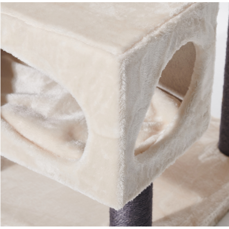 NOBBY Kratzbaum "CORLU", cream, 60 x 60 x 171 cm