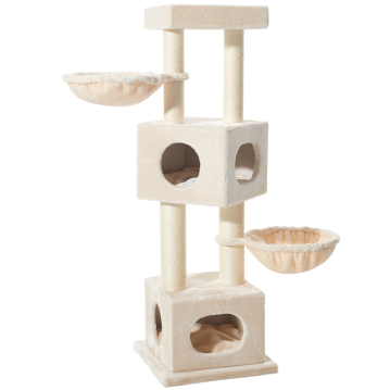 NOBBY Kratzbaum "MERSIN", cream, 50 x 50 x 152 cm