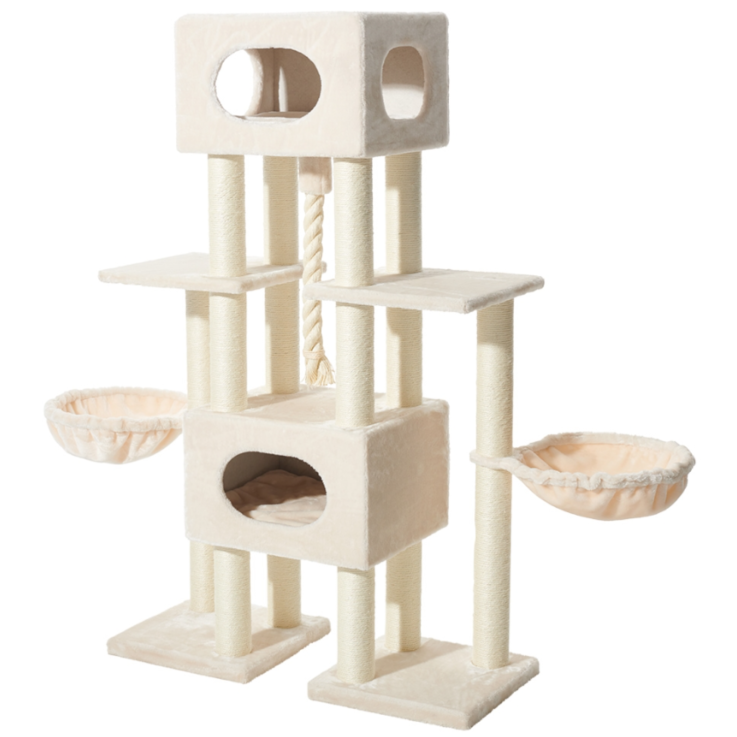 NOBBY Kratzbaum "USAK", cream, 100 x 40 x 156 cm