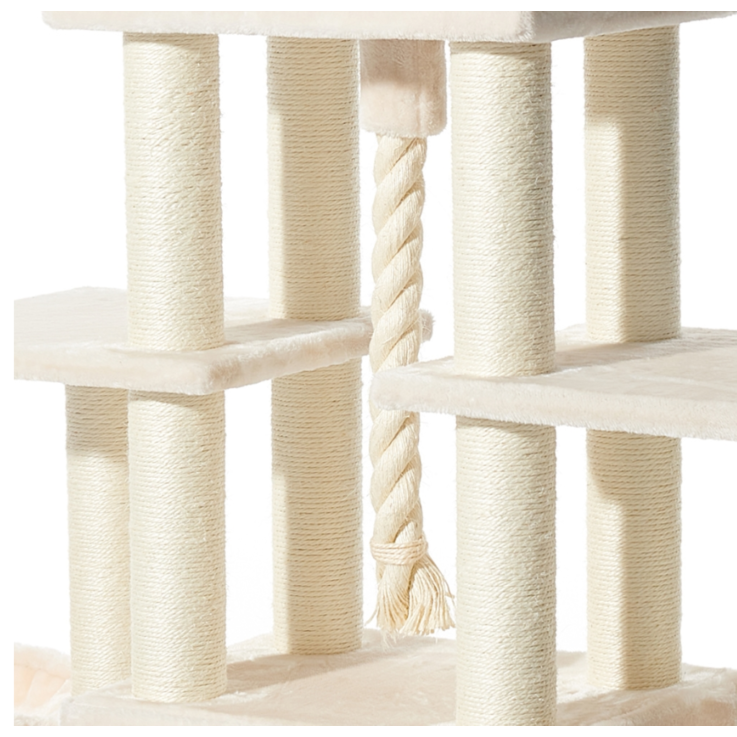 NOBBY Kratzbaum "USAK", cream, 100 x 40 x 156 cm