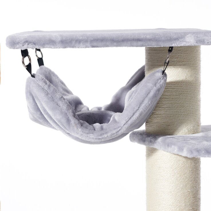 NOBBY Kratzbaum "TOKAT", hellgrau, 80 x 60 x 176 cm