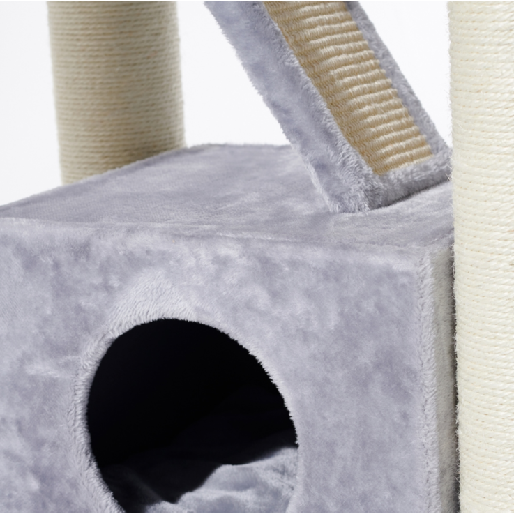 NOBBY Kratzbaum "ORDU", hellgrau, 70 x 50 x 176 cm