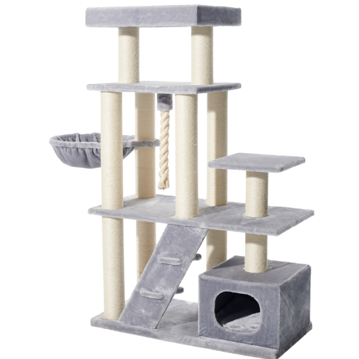 NOBBY Kratzbaum "KILIS", hellgrau, 100 x 50 x 160 cm